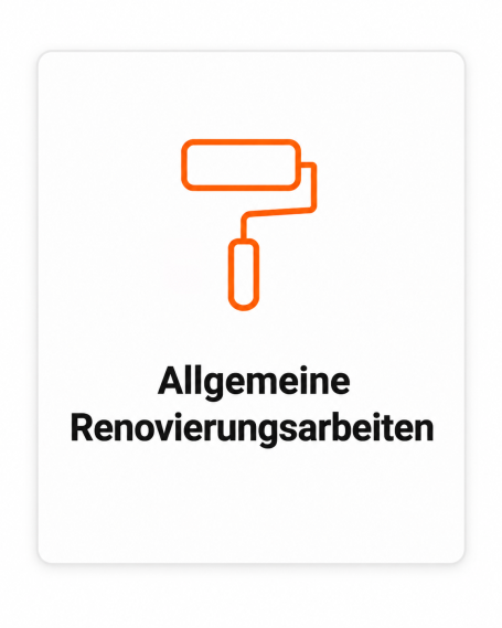 Allgemeine Renovierungsarbeiten